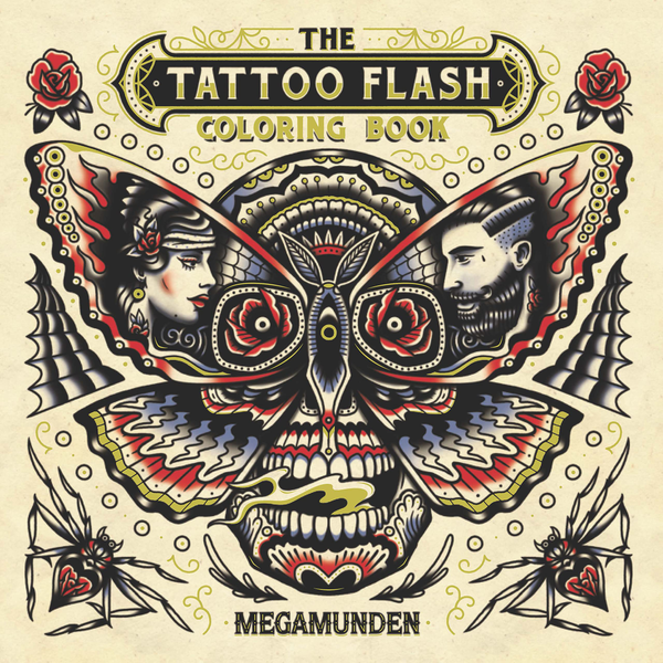 Бумажная книга «The Tattoo Flash Colouring Book» - фото №1