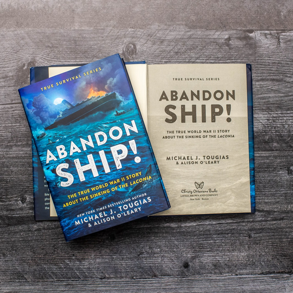 Бумажная книга «Abandon Ship!  The True World War II Story about the Sinking of the Laconia», авторов Элисон О'Лири, Майкл Дж. Тугиас - фото №1