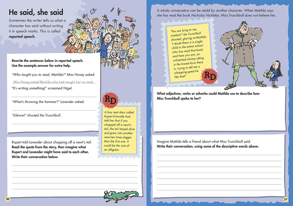 [object Object] «Roald Dahl’s Creative Writing with Matilda. How to Write Spellbinding Speech» - фото №4 - миниатюра
