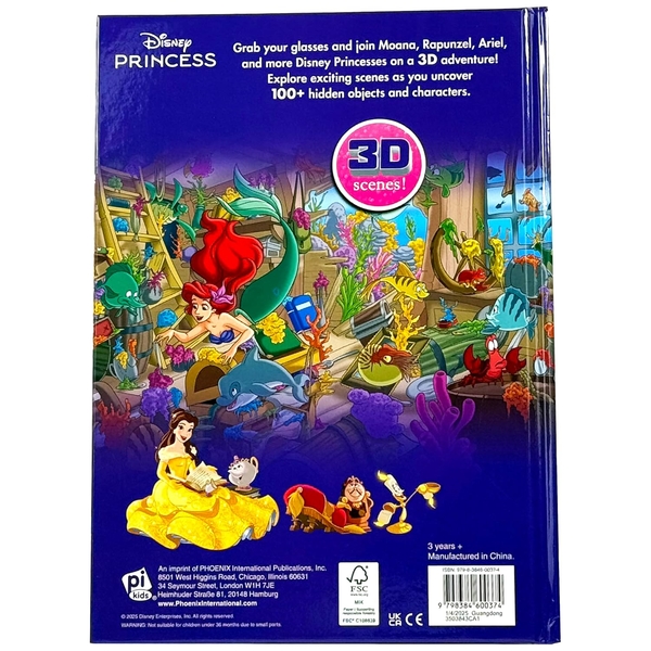 [object Object] «Disney Princess: Look and Find 3D» - фото №2 - мініатюра