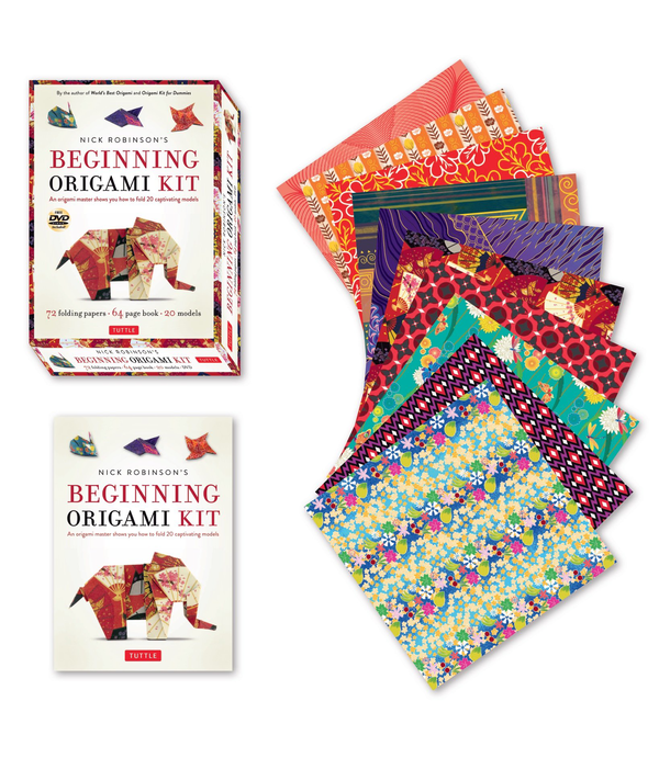 Бумажная книга «Nick Robinson's Beginning Origami Kit», авторов Ник Робинсон, Аральдо де Лука - фото №1