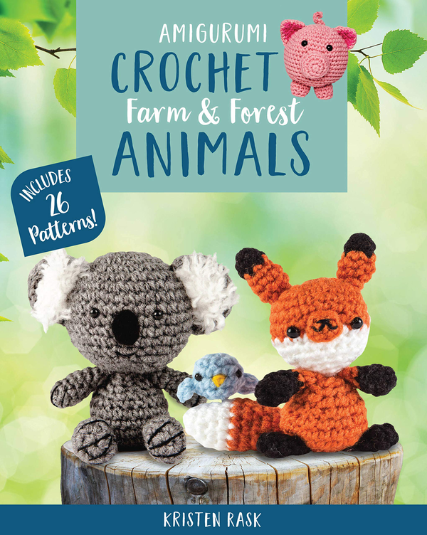 Бумажная книга «Amigurumi Crochet. Farm and Forest Animals», автор Кристен Раск - фото №1