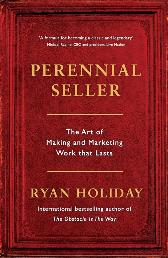 Бумажная книга «Perennial Seller», автор Райан Холидей - фото №1