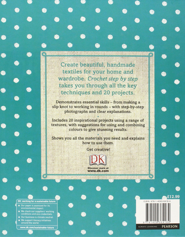 Бумажная книга «Crochet Step by Step. 20 Easy Projects. More than 100 Techniques and Crochet Patterns», автор Салли Хардинг - фото №1