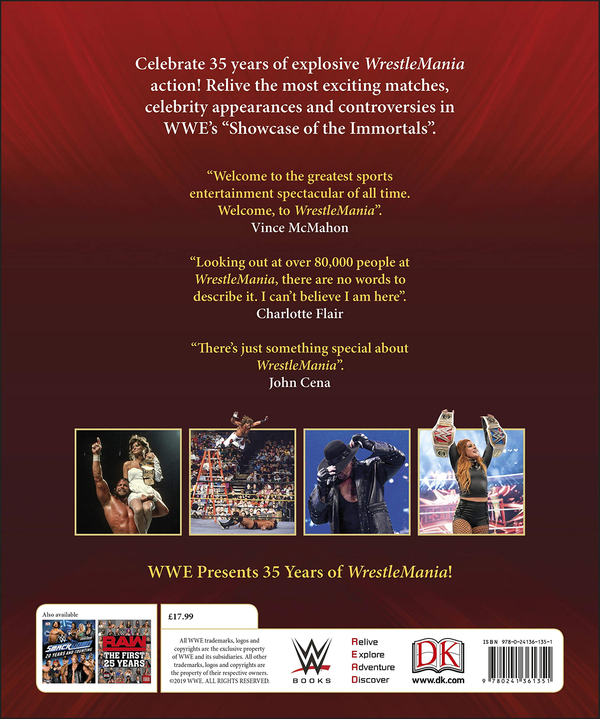 Паперова книга «WWE 35 Years of Wrestlemania », авторів Дін Міллер, Браян Шилдс - фото №1