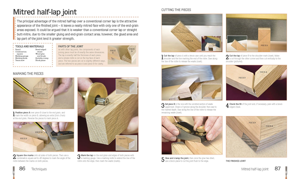 Бумажная книга «Woodwork Step by Step. More than 100 Tools and Techniques with Inspirational Projects to Make», автор Джулиан Касселл - фото №1