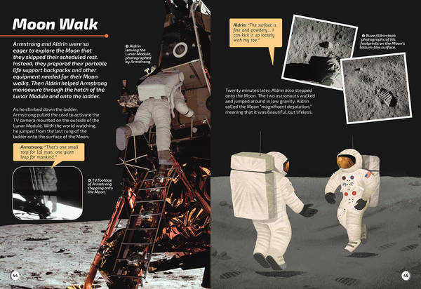 Бумажная книга «Imagine You Were There... Walking on the Moon», автор Кэрин Дженнер - фото №1
