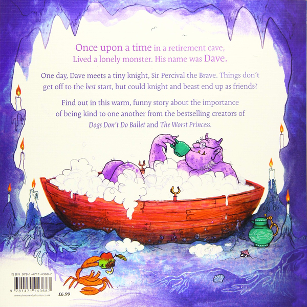 Бумажная книга «Dave the Lonely Monster», автор Анна Кемп - фото №1