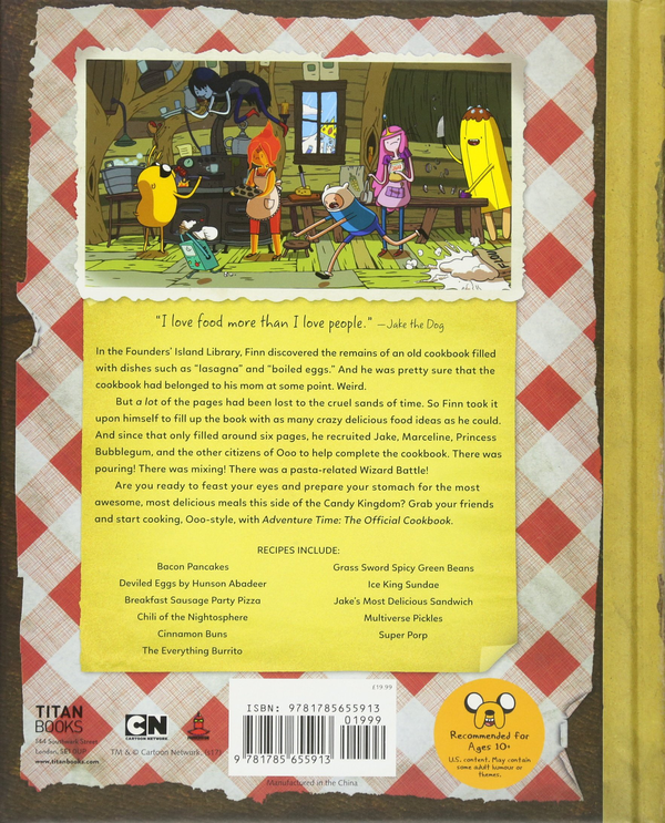 Бумажная книга «Adventure Time - The Official Cookbook », автор Джордан Гроссер - фото №1