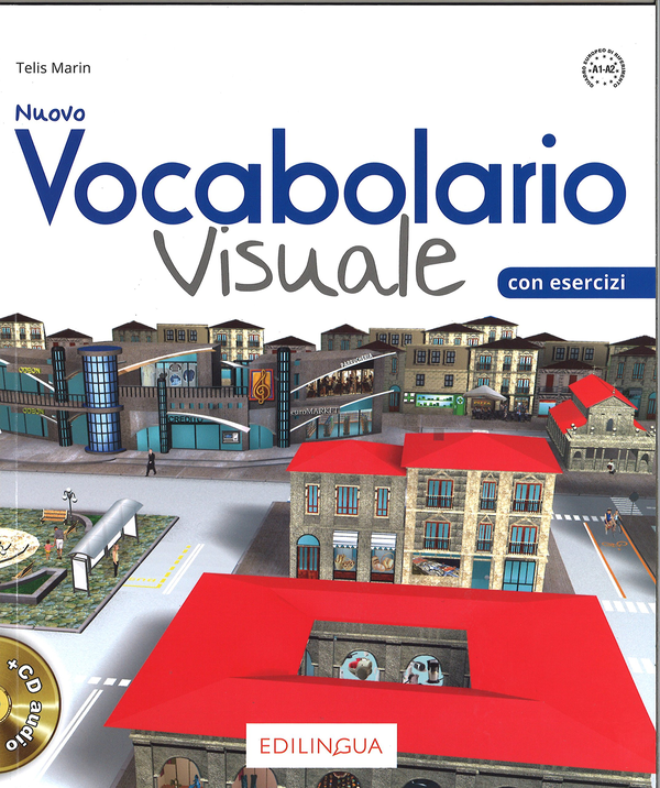 Бумажная книга «Vocabolario Visuale Nuovo (A1-A2) Libro dello studente ed esercizi + CD audio», автор Телис Марин - фото №1