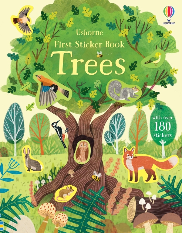 Паперова книга «First Sticker Book Trees», автор Джейн Бінгем - фото №1