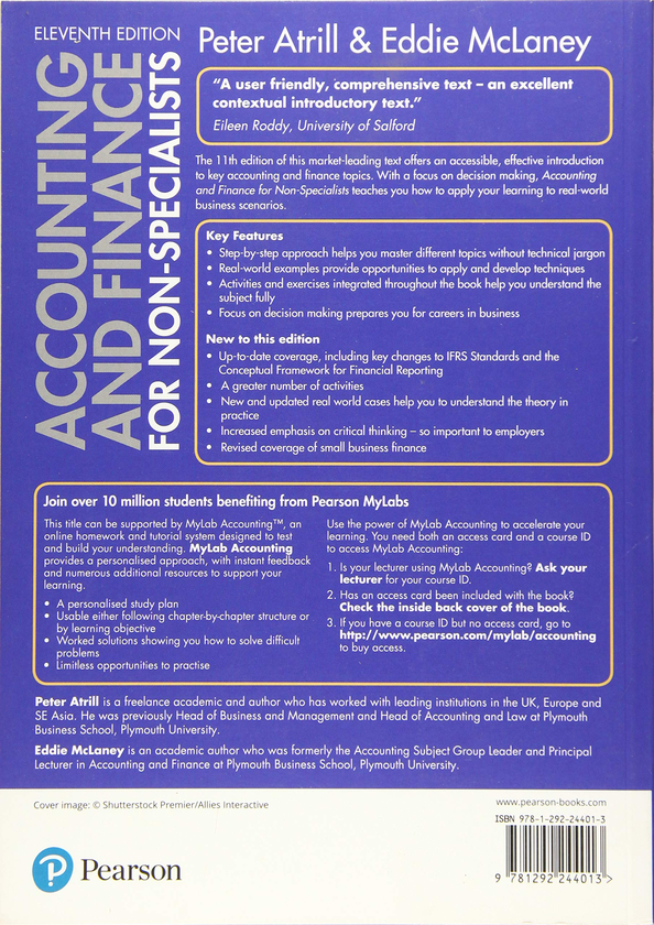 Бумажная книга «Accounting and Finance for Non-Specialists », авторов Питер Атрилл, Эдди МакЛейни - фото №1