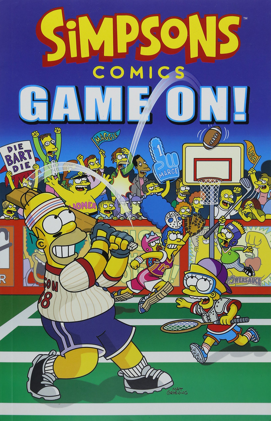 Бумажная книга «Simpsons Comics - Game On!», автор Мэтт Грёнинг - фото №1