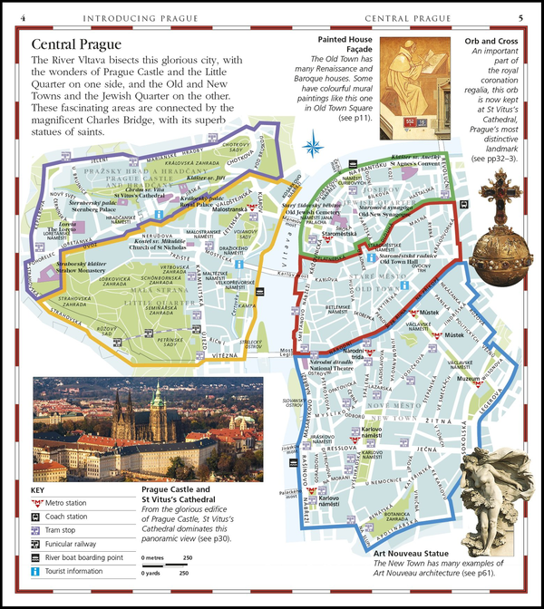 Бумажная книга «Prague Pocket Map and Guide» - фото №1