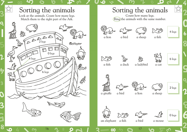 [object Object] «Maths Made Easy Matching and Sorting Ages 3-5 Preschool», автор Кэрол Вордерман - фото №3 - миниатюра