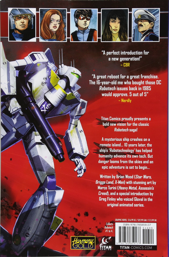 Паперова книга «Robotech Volume 1: Countdown», автор Брайан Вуд - фото №1