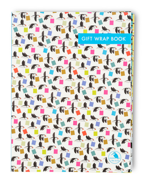 Паперова книга «I Like Birds: When Puffins Go Shopping Gift Wrap Book» - фото №1