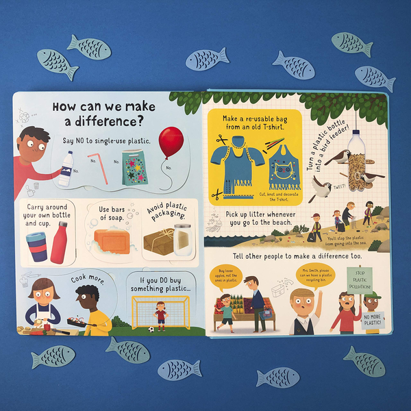 Паперова книга «Lift-the-Flap Questions and Answers About Plastic », автор Кеті Дейнс - фото №1