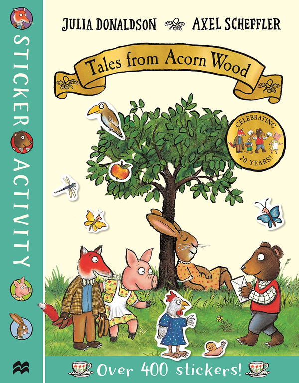 Паперова книга «Tales from Acorn Wood Sticker Book», автор Джулія Дональдсон - фото №1