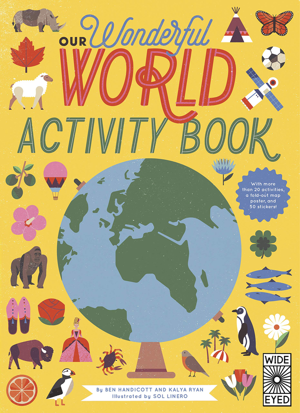 Паперова книга «Our Wonderful World Activity Book (+ 50 stickers)», авторів Бен Хандікотт, Каля Райан - фото №1