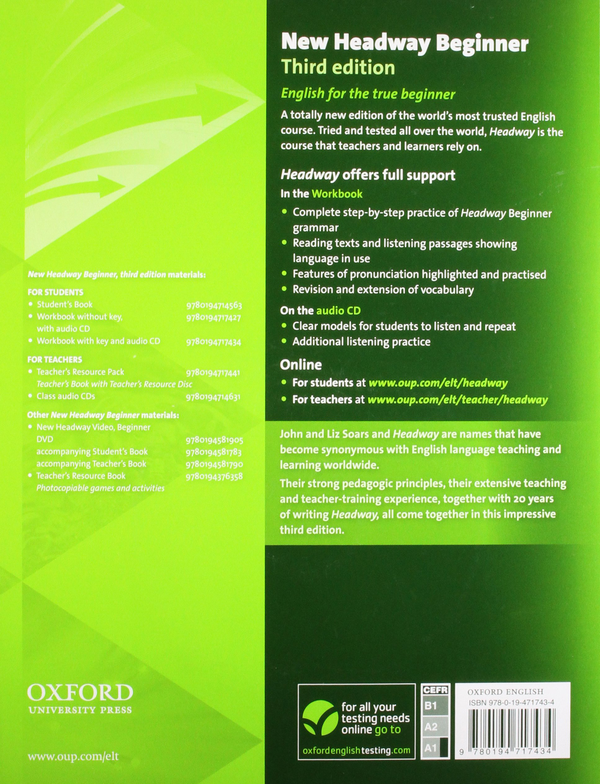 [object Object] «New Headway: Beginner. Workbook», автор Джон Сорс - фото №2 - мініатюра