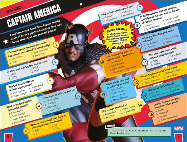 Паперова книга «Marvel Ultimate Fact Book. Become a Marvel Expert!», автор Мелані Скотт - фото №1
