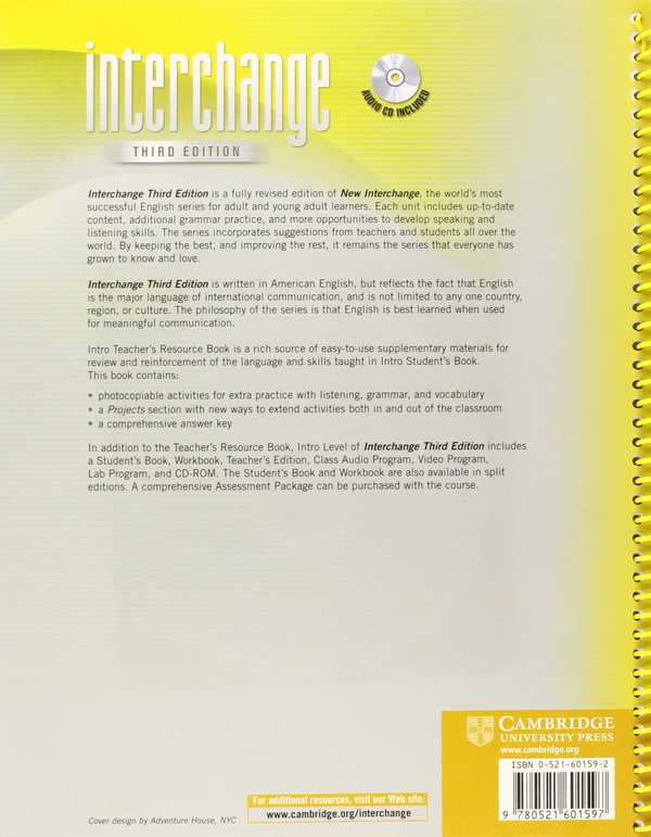 [object Object] «Interchange Intro. Teacher's Resource Book», автор Джек С. Річардс - фото №2 - мініатюра