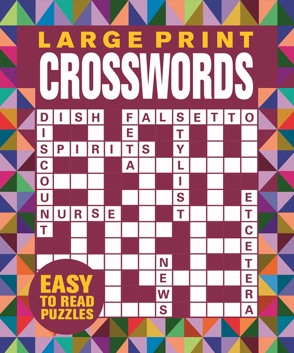 Бумажная книга «Large Print Crosswords», автор Эрик Сондерс - фото №1