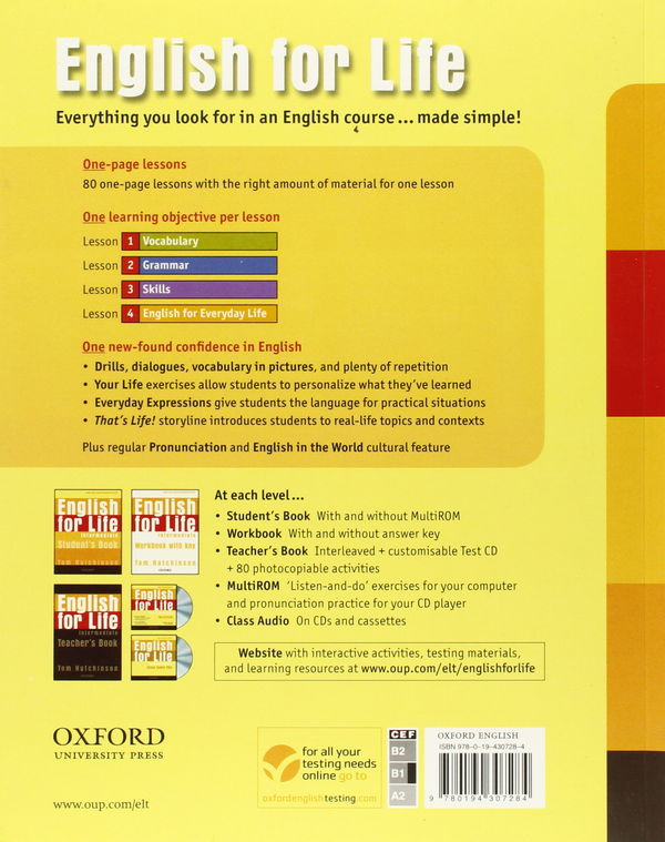 [object Object] «English for Life Intermediate. Student's Book», автор Том Хатчінсон - фото №2 - мініатюра
