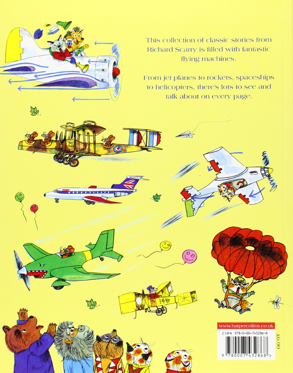 Паперова книга «Planes and Rockets and Things That Fly», автор Річард Скаррі - фото №1