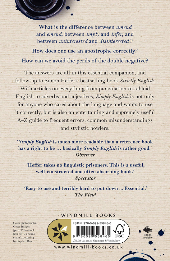 [object Object] «Simply English. An A-Z of Avoidable Errors», автор Саймон Хеффер - фото №2 - миниатюра