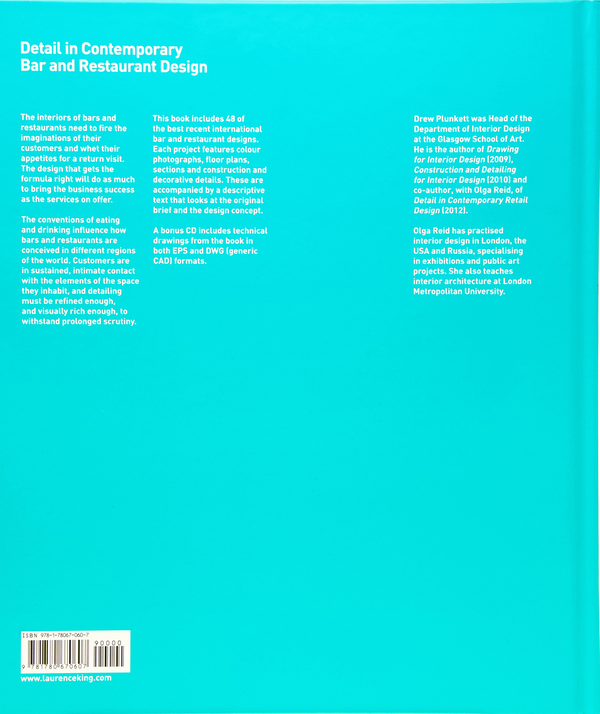 Бумажная книга «Detail in Contemporary Bar and Restaurant Design», автор Дрю Планкетт - фото №1