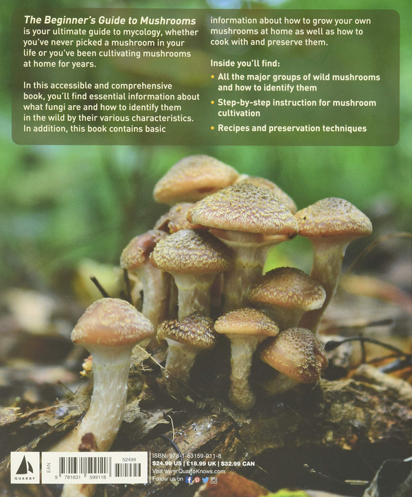 Бумажная книга «The Beginner's Guide to Mushrooms», авторов Бритт Баньярд, Тэвис Линч - фото №1