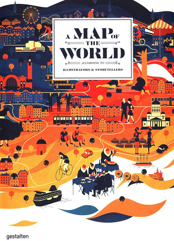 Паперова книга «A Map of the World. The World According to Illustrators and Storytellers», автор Антоніс Антоню - фото №1