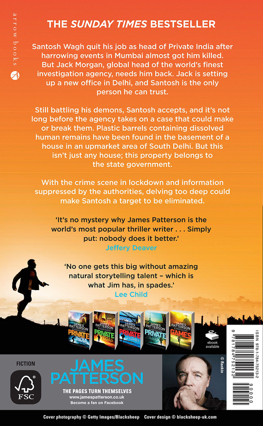 Паперова книга «Private Delhi», авторів Джеймс Паттерсон, Ешвін Сангі - фото №1