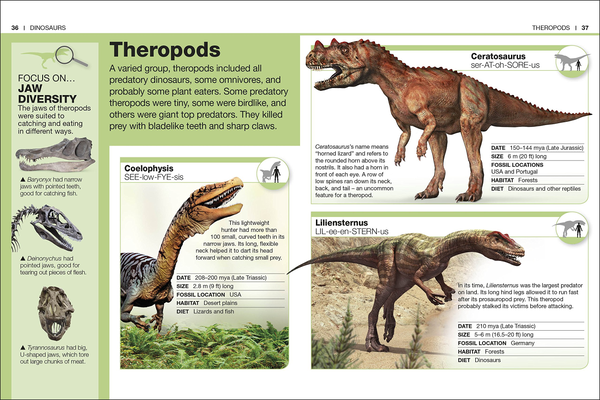 Паперова книга «Dinosaurs. Facts at Your Fingertips» - фото №1