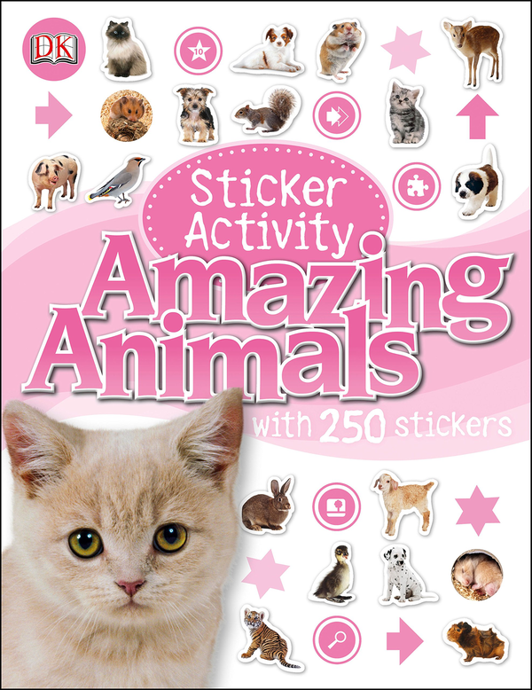 Бумажная книга «Sticker Activity Amazing Animals» - фото №1
