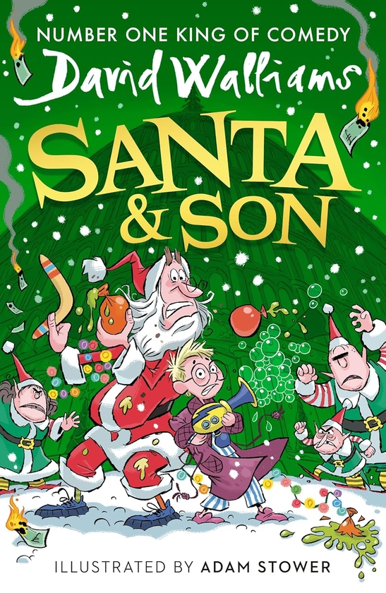 Паперова книга «Santa & Son», автор Девід Вольямс - фото №1