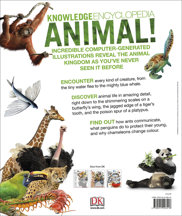 Паперова книга «Knowledge Encyclopedia Animal!» - фото №1