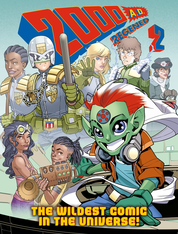 Паперова книга «2000 AD Regened Volume 2», авторів Метт Сміт, Джон Реппіон, Каван Скотт, Лора Бейлі, Майкл Керролл - фото №1