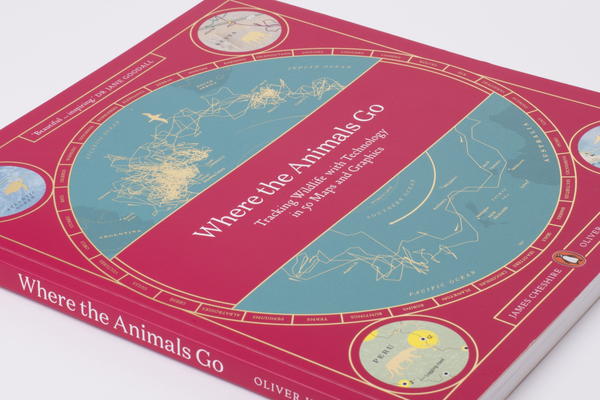 Бумажная книга «Where The Animals Go: Tracking Wildlife with Technology in 50 Maps and Graphics», авторов Джеймс Чешире, Оливер Уберти - фото №1