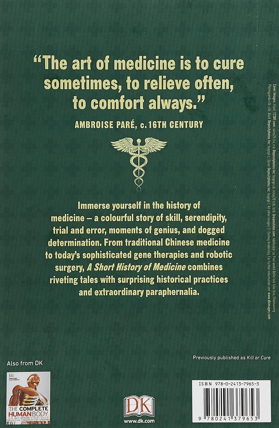 Паперова книга «A Short History of Medicine», автор Стів Паркер - фото №1