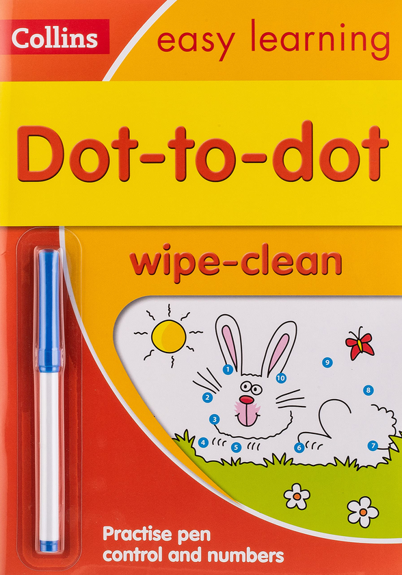 Бумажная книга «Dot-to-Dot Age 3-5 Wipe Clean Activity Book: Ideal for Home Learning» - фото №1