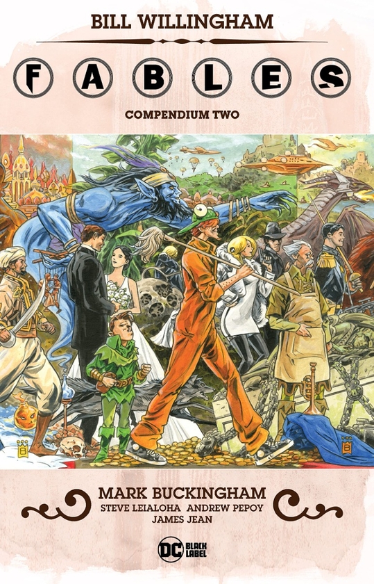 Паперова книга «Fables Compendium Two», автор Білл Віллінгем - фото №1
