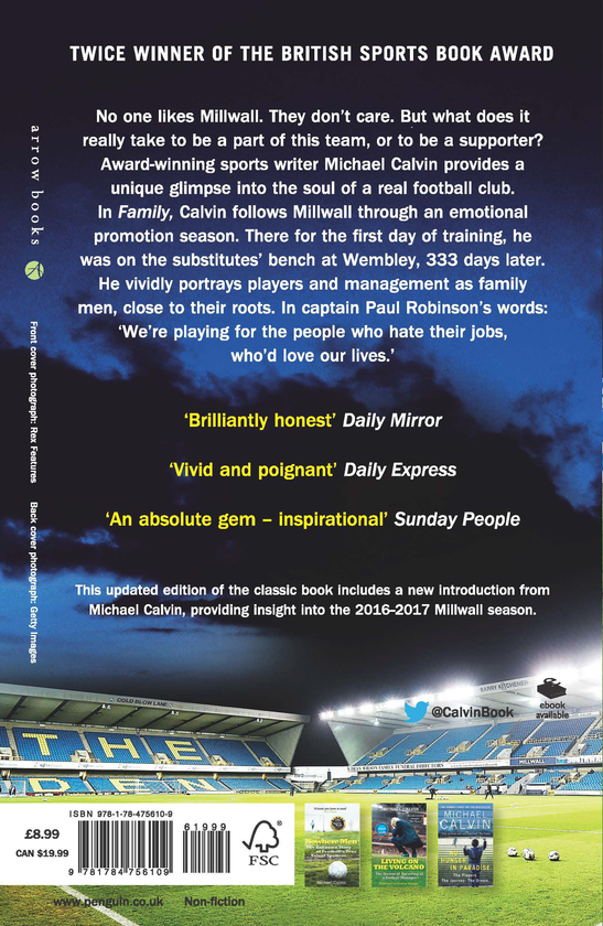 Бумажная книга «Family. Life, Death and Football. A Year on the Frontline with a Proper Club», автор Майкл Кэлвин - фото №1