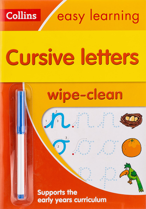 Бумажная книга «Cursive Letters Age 3-5 Wipe Clean Activity Book: Ideal for Home Learning» - фото №1
