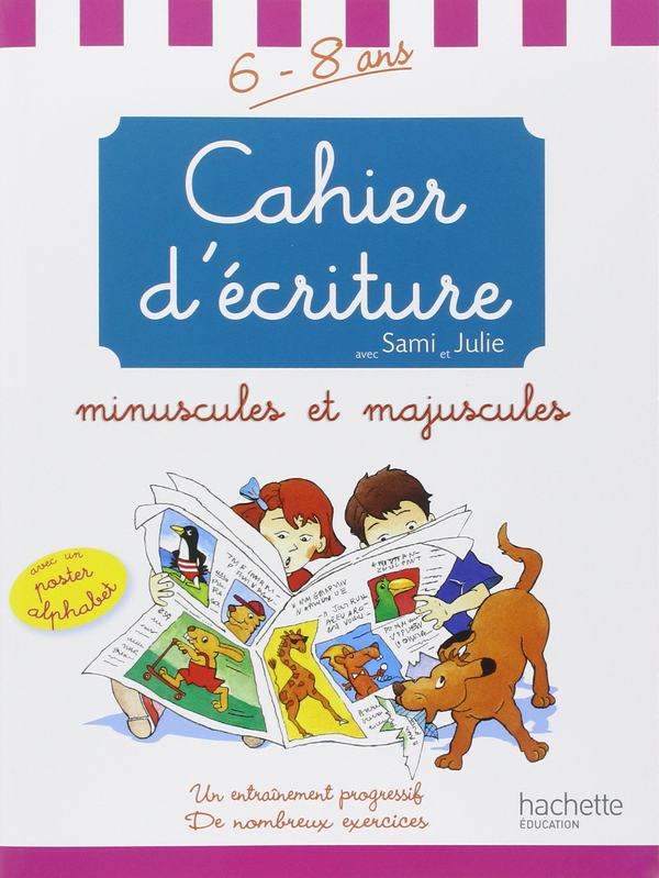 Бумажная книга «Cahier d'écriture Sami et Julie 6-8 ans», автор Adeline Cecconello - фото №1