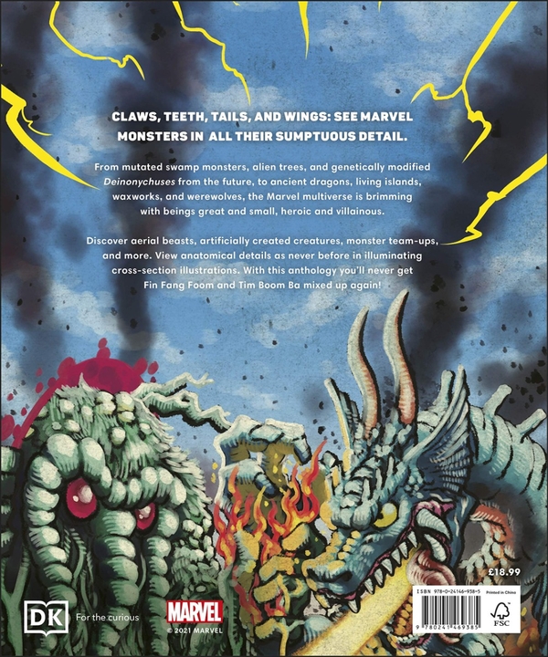Бумажная книга «Marvel Monsters», автор Келли Нокс - фото №1