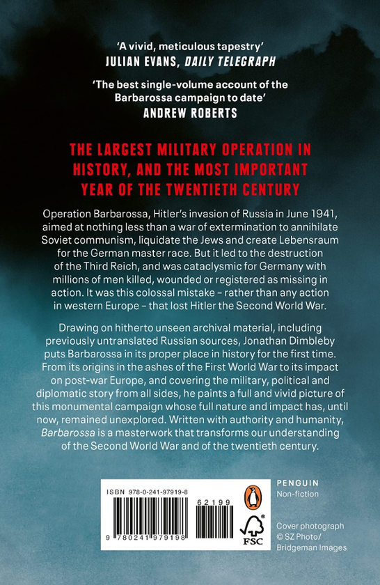 Бумажная книга «Barbarossa. How Hitler Lost the War», автор Джонатан Димблби - фото №1