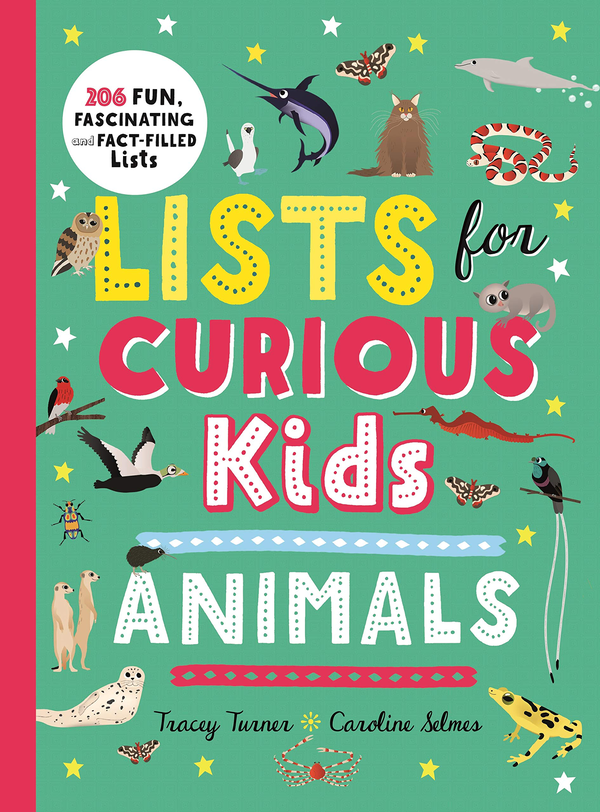 Бумажная книга «Lists for Curious Kids: Animals», автор Трейси Тернер - фото №1